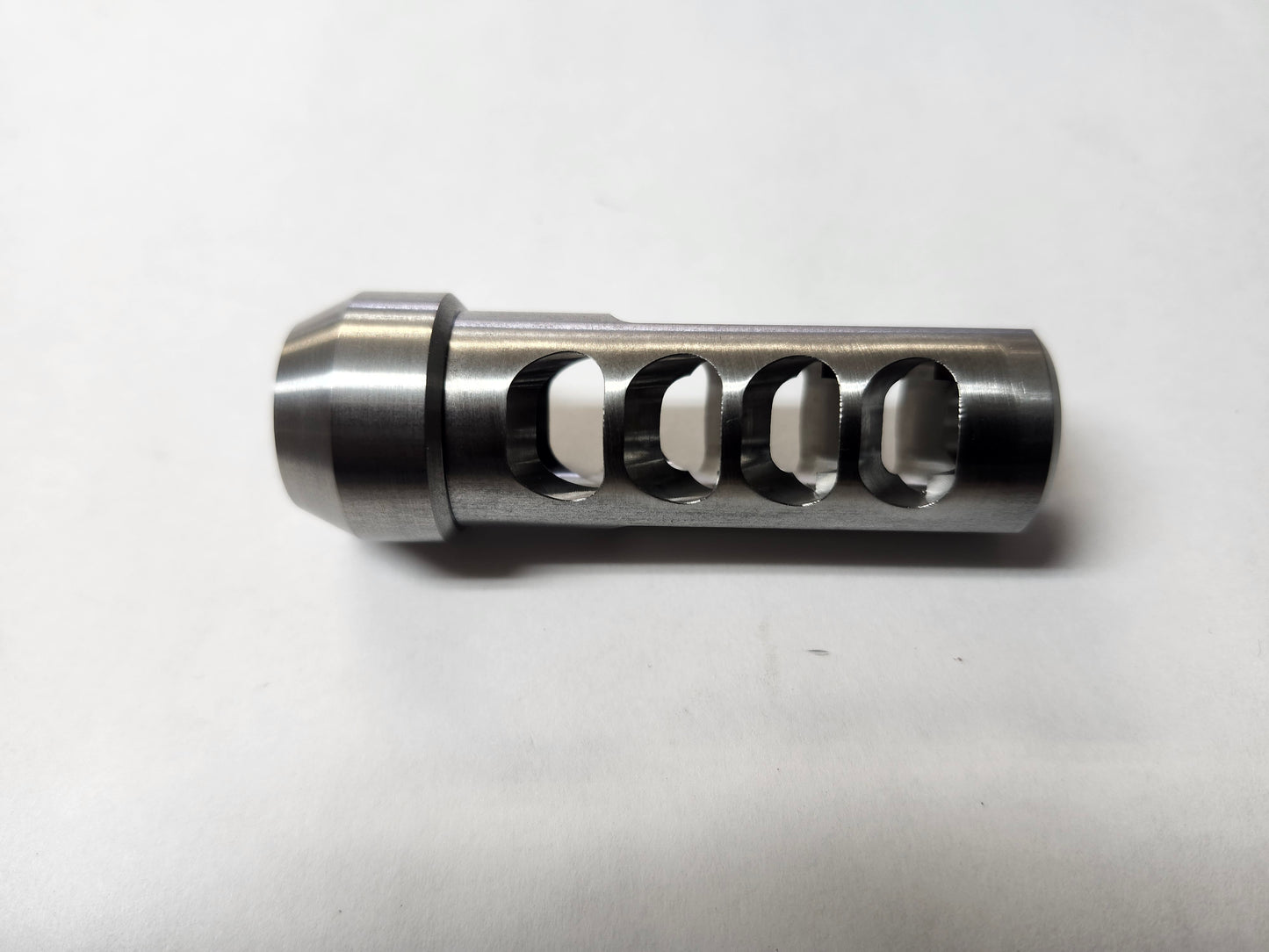 4 Port self timing muzzle brake 1/2x28