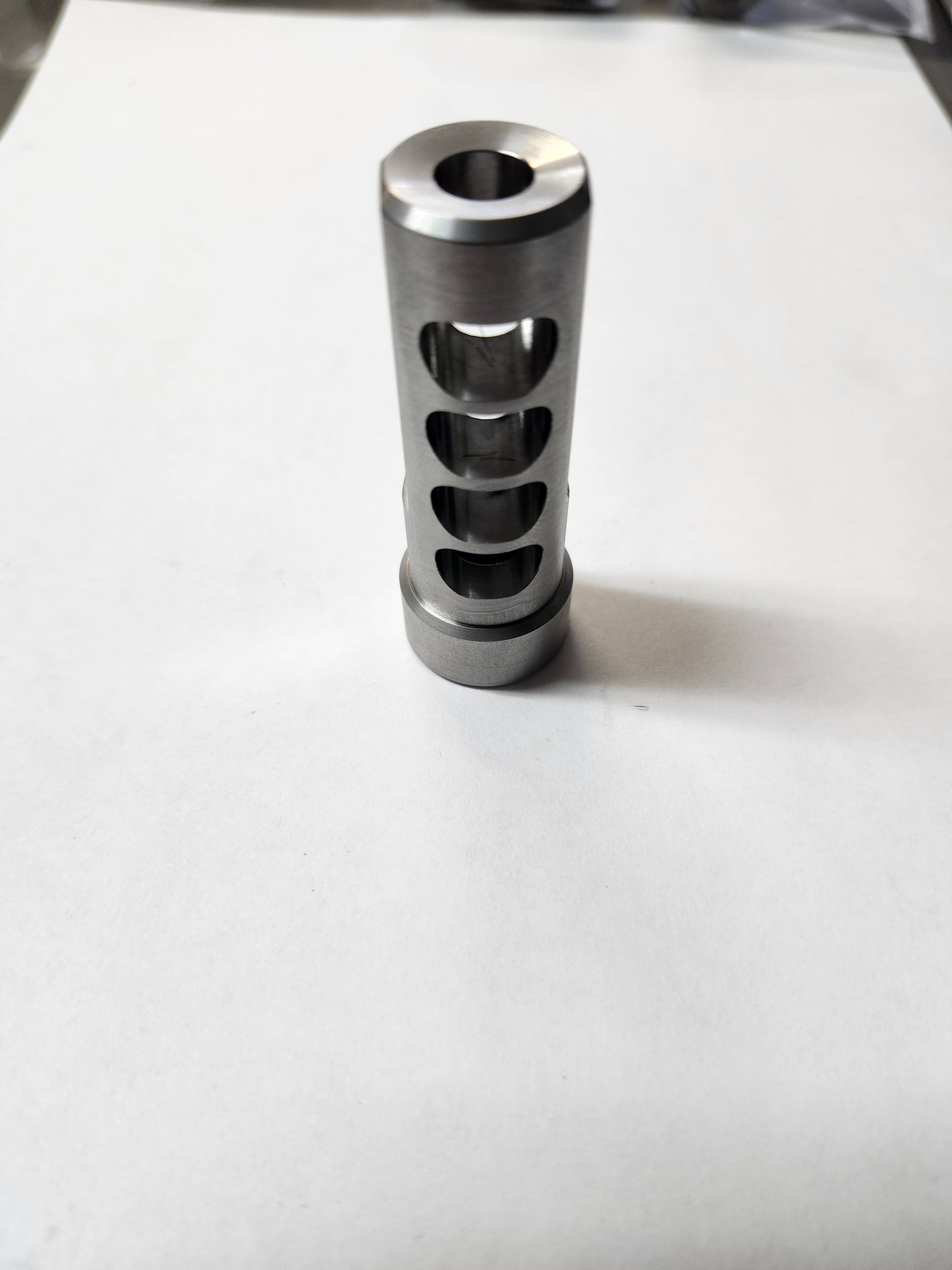 4 Port self timing muzzle brake 1/2x28